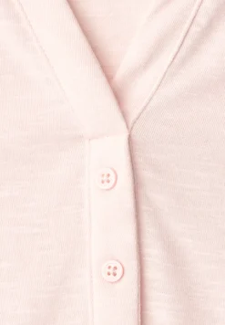 Shirt met losse schouders en gespleten hals