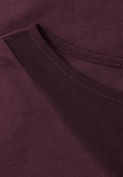 Shirt met mesh details