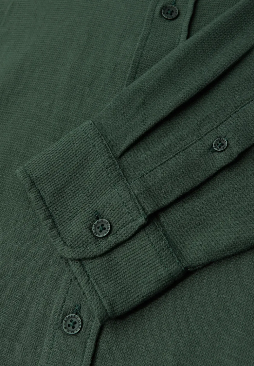 Shirt met piquéstructuur