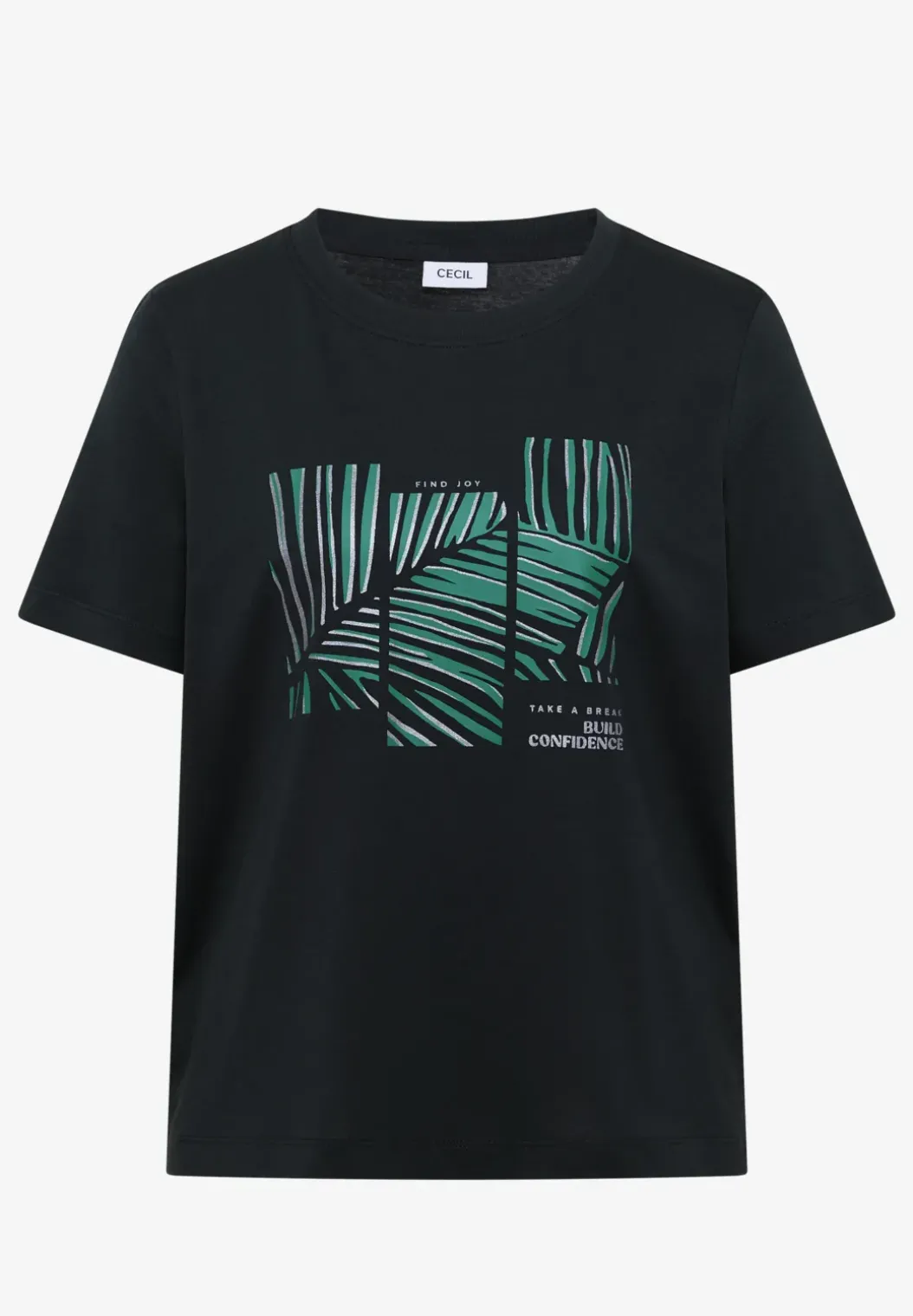 Shirt met ronde hals en Artwork