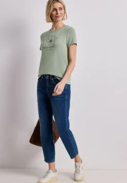 Shirt met ronde hals en Artwork
