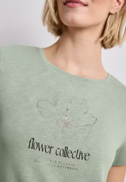 Shirt met ronde hals en Artwork