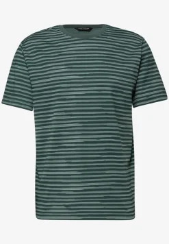 Shirt met ronde hals en all-over print