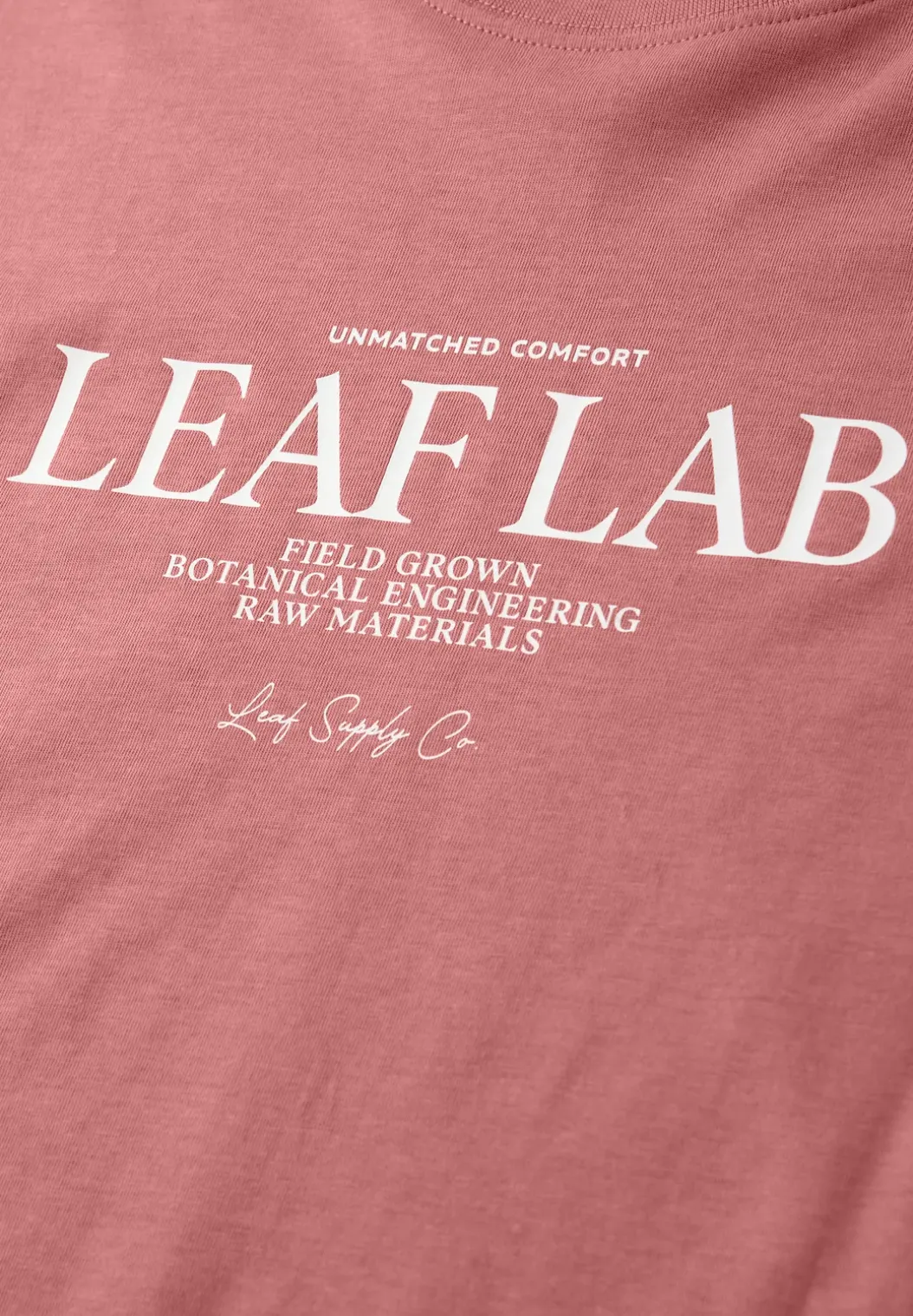 Shirt met ronde hals en borstprint