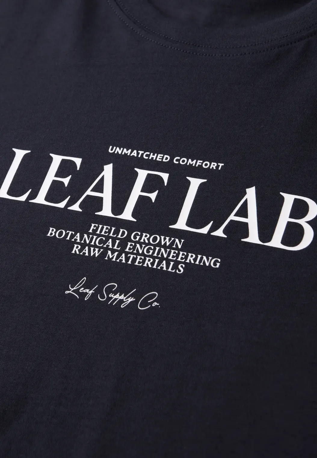 Shirt met ronde hals en borstprint