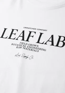 Shirt met ronde hals en borstprint