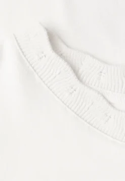 Shirt met ronde hals en decoratieve tape