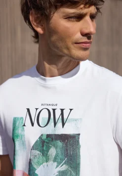 Shirt met ronde hals en fotoprint