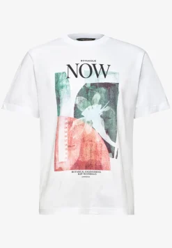 Shirt met ronde hals en fotoprint