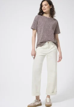 Shirt met ronde hals en leopatroon