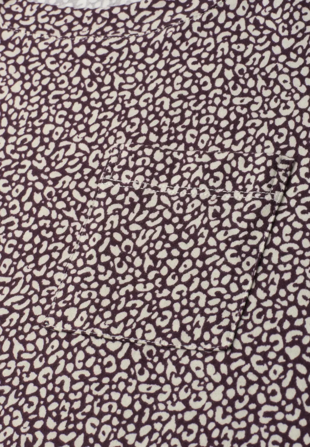 Shirt met ronde hals en leopatroon