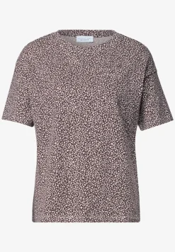Shirt met ronde hals en leopatroon