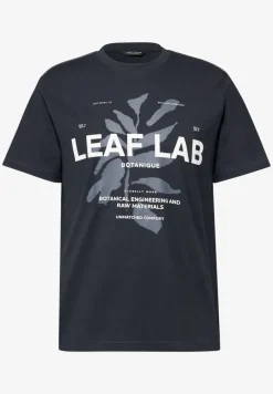 Shirt met ronde hals en print