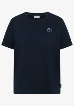 Shirt met ronde hals en printdetail
