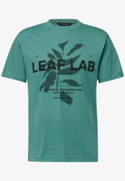 Shirt met ronde hals en print