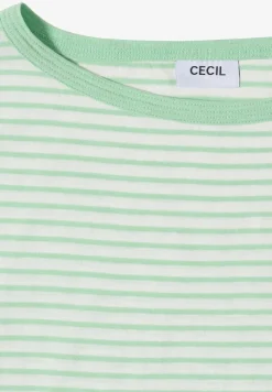 Shirt met ronde hals en strepen