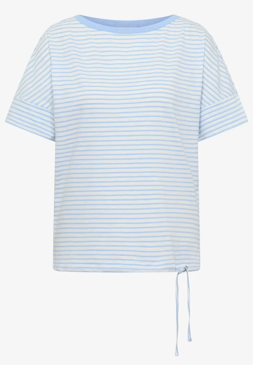 Shirt met ronde hals en strepen