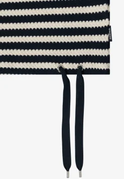 Shirt met ronde hals in ajour look