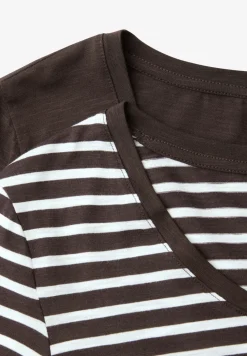 Shirt met ronde V-hals in een pak van 2