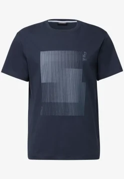 Shirt met streepjesprint