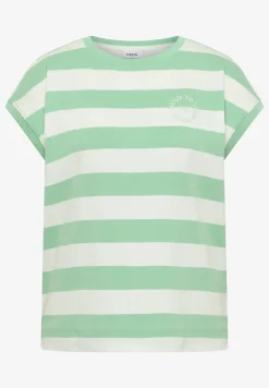 Shirt met strepen en printdetail