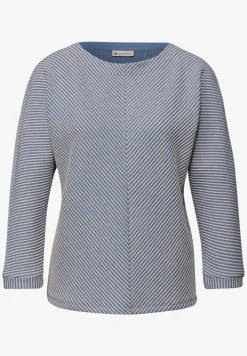 Shirt met structuur, tweekleurig
