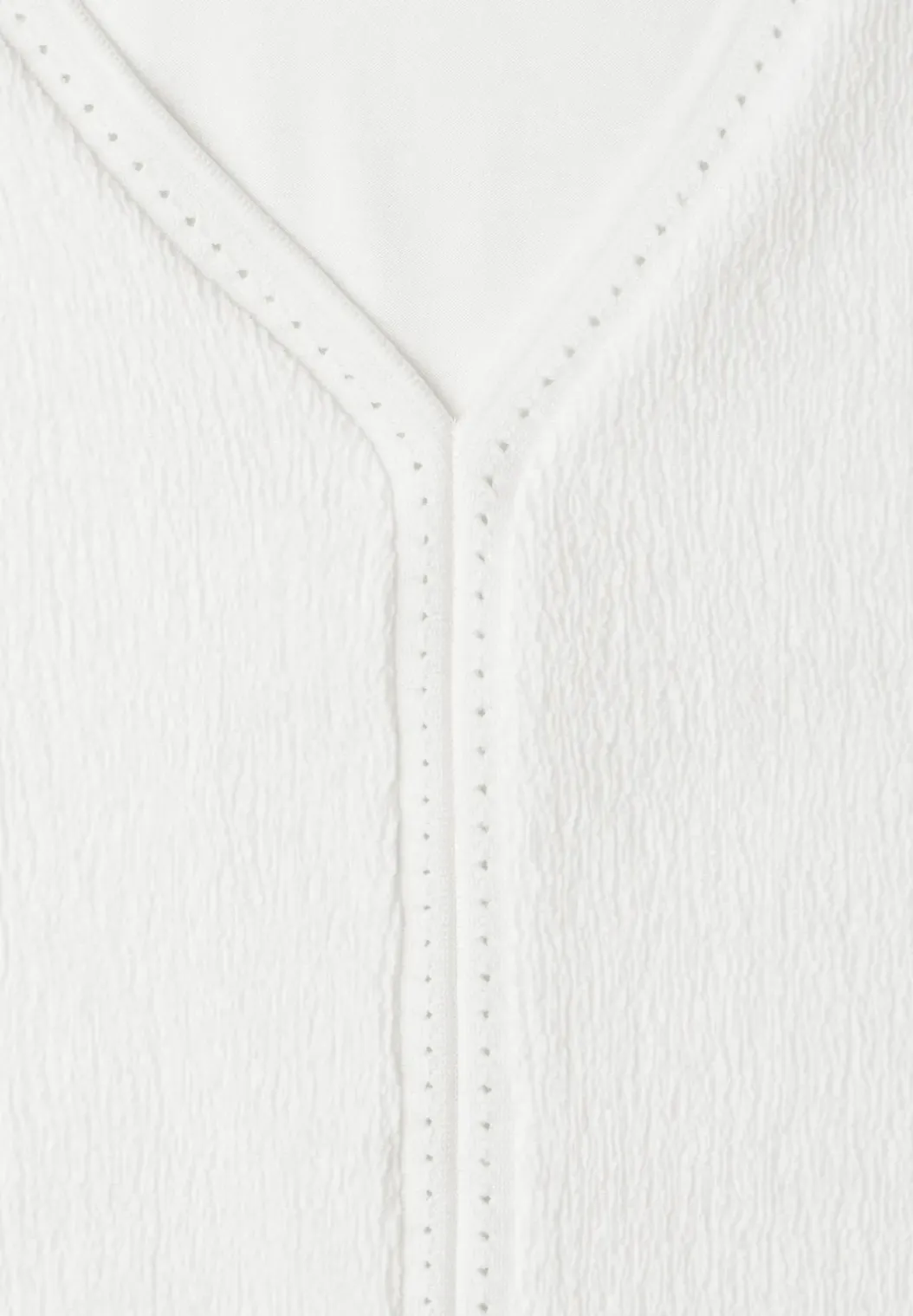 Shirt met structuurmix en tape