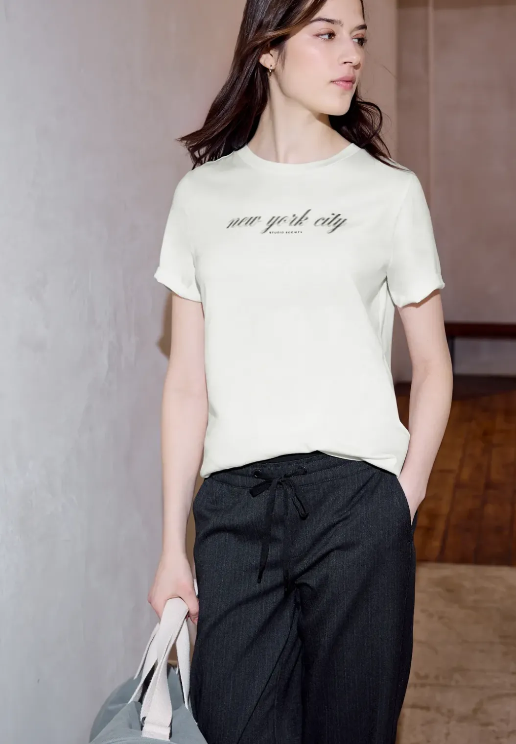 Shirt met tekst