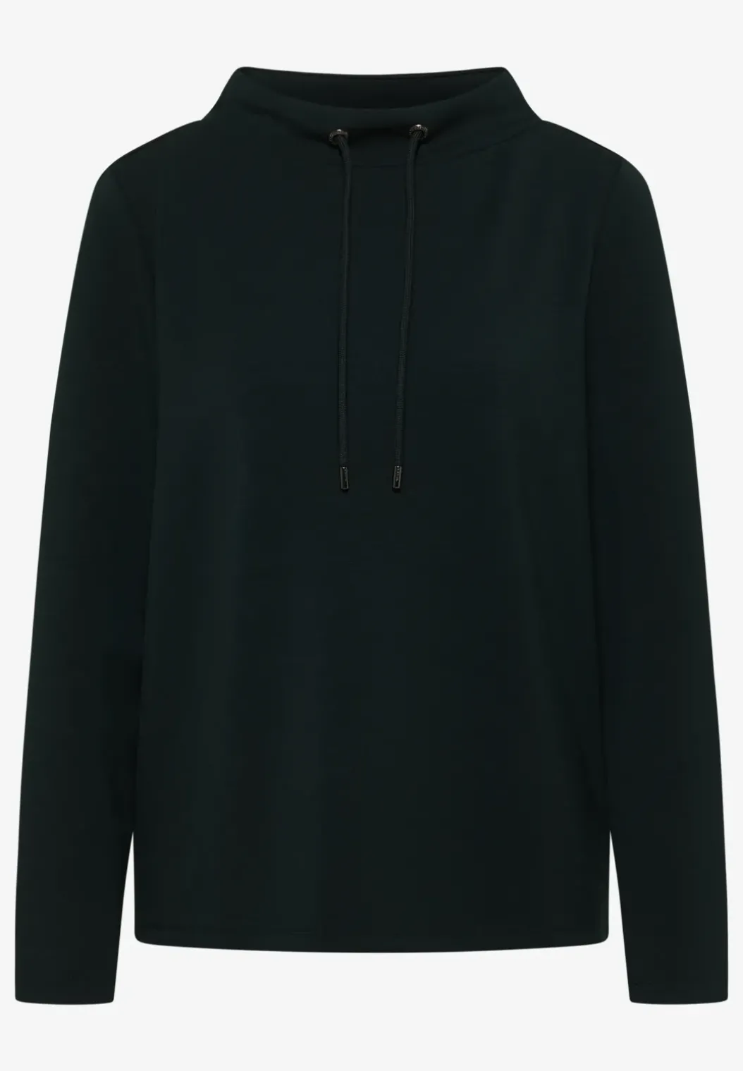 Shirt met trechtervormige hals