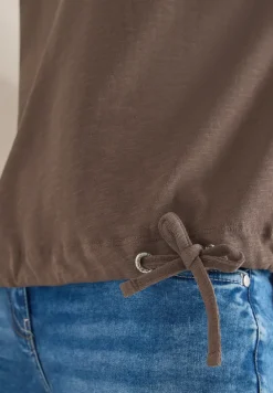 Shirt met trekkoord