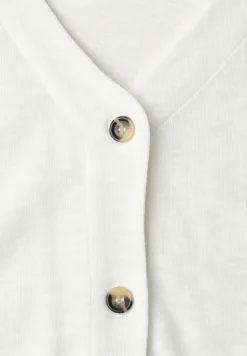 Shirt met V-hals en knoopsluiting