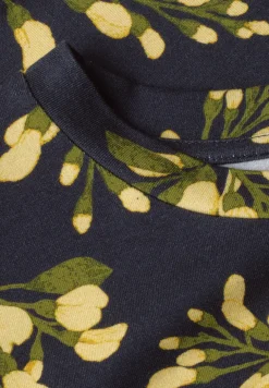 Shirt met volantmouwen en print