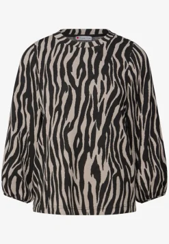 Shirt met zebrapatroon