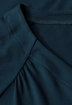 Shirt van jersey met elastische zoom