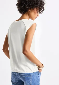 Shirt van jersey met elastische zoom