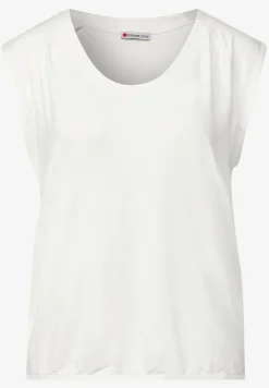 Shirt van jersey met elastische zoom