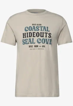 Shirt van katoen met tekst