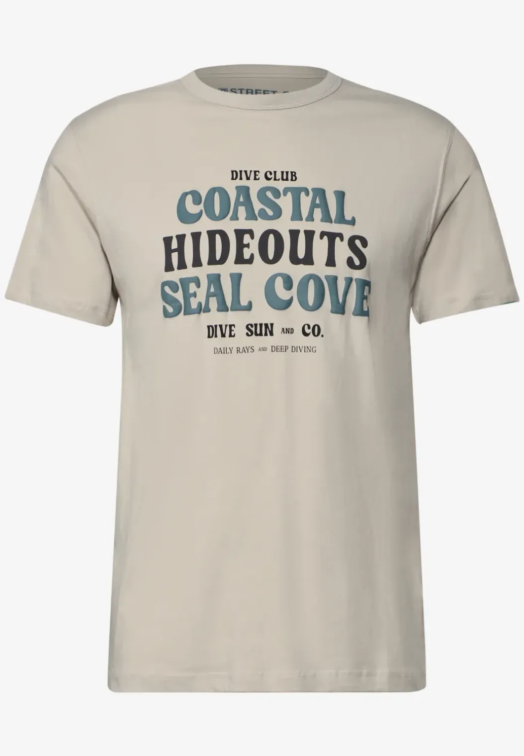 Shirt van katoen met tekst