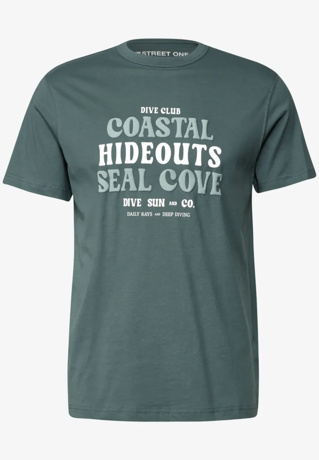 Shirt van katoen met tekst