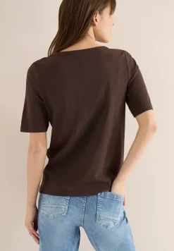 Shirt in effen kleur