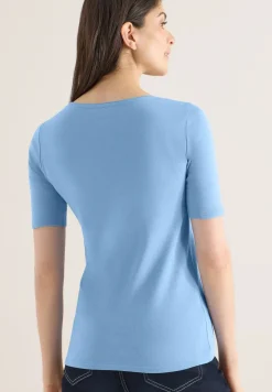 Shirt in effen kleur
