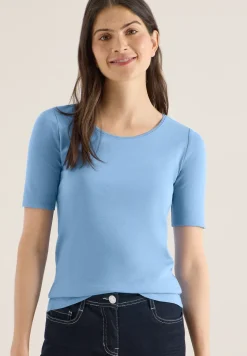 Shirt in effen kleur