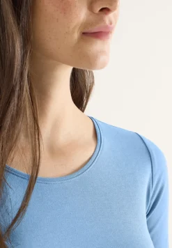 Shirt in effen kleur