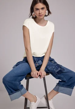 Shirt in effen kleur