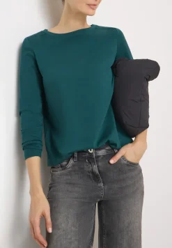 Shirt in effen kleur