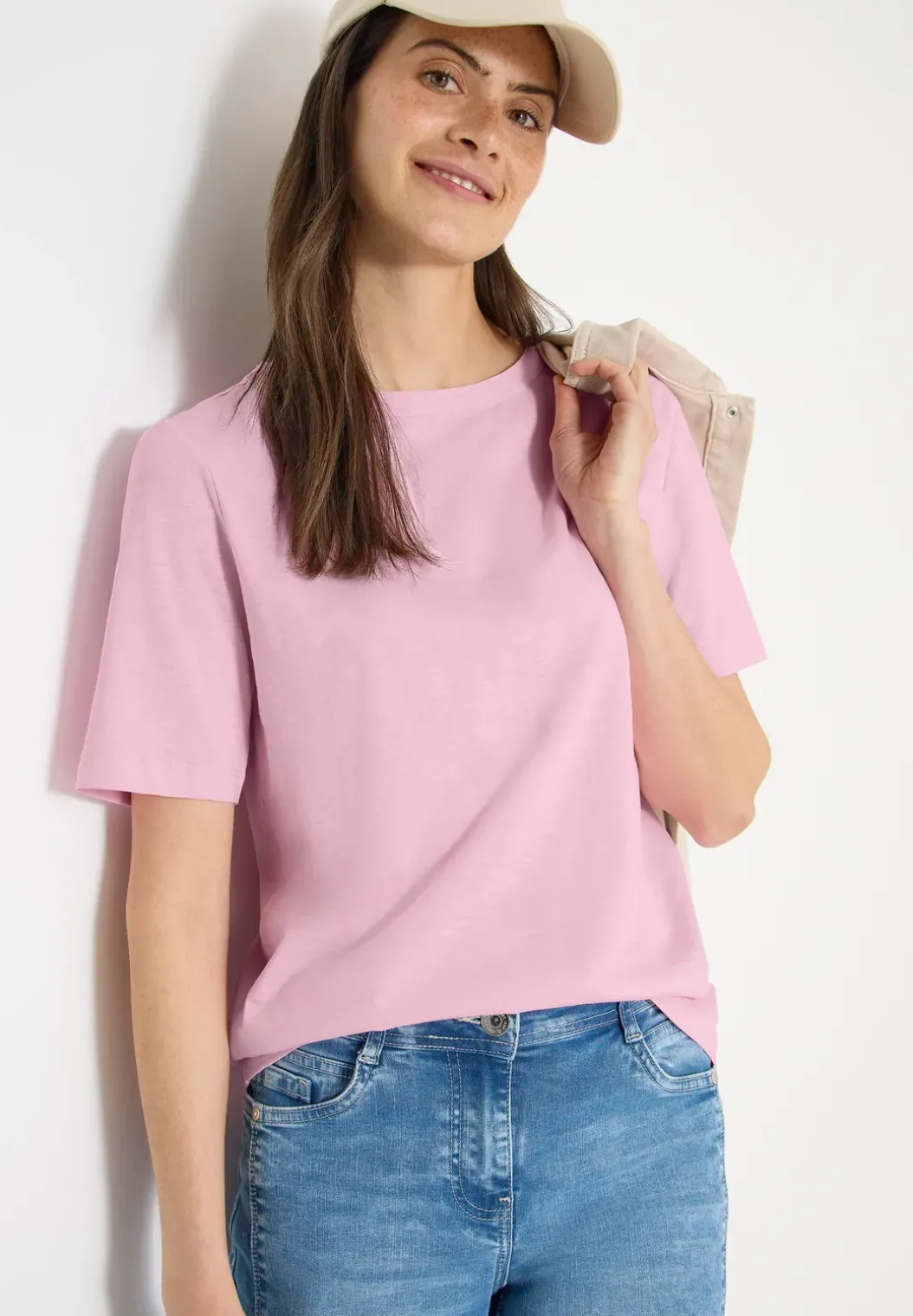 Shirt in effen kleur