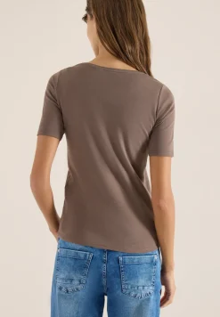 Shirt in effen kleur