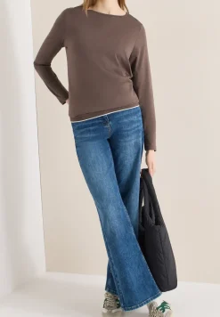 Shirt in effen kleur
