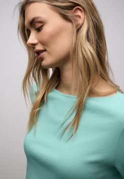 Shirt in effen kleur
