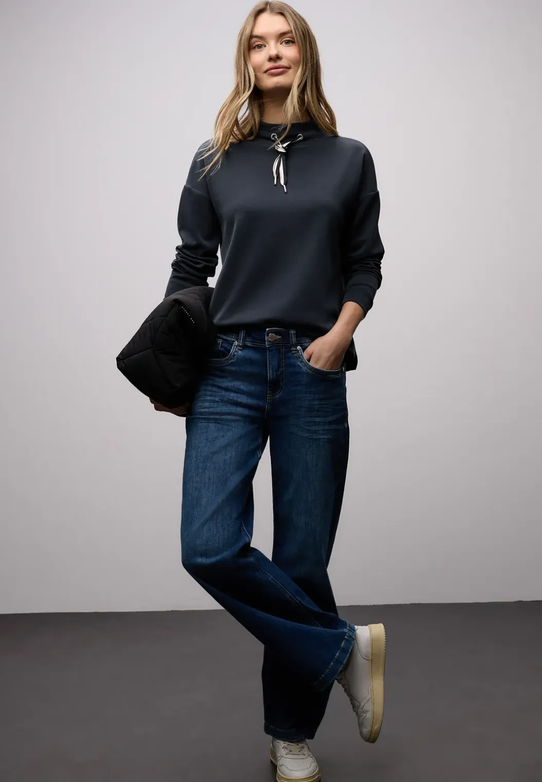 Shirt in effen kleur